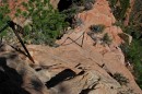 Zion_0612_AngelsLanding * Going Down * 3008 x 2000 * (2.17MB)